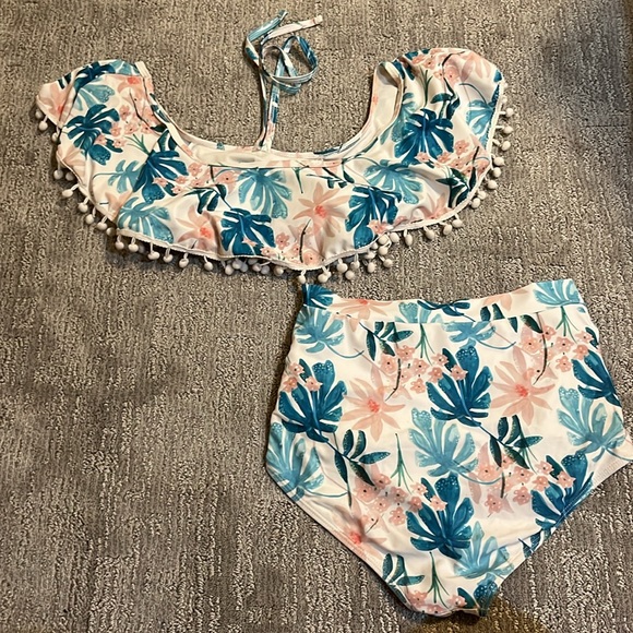 2 Piece High Waisted Swimsuit - Picture 2 of 2